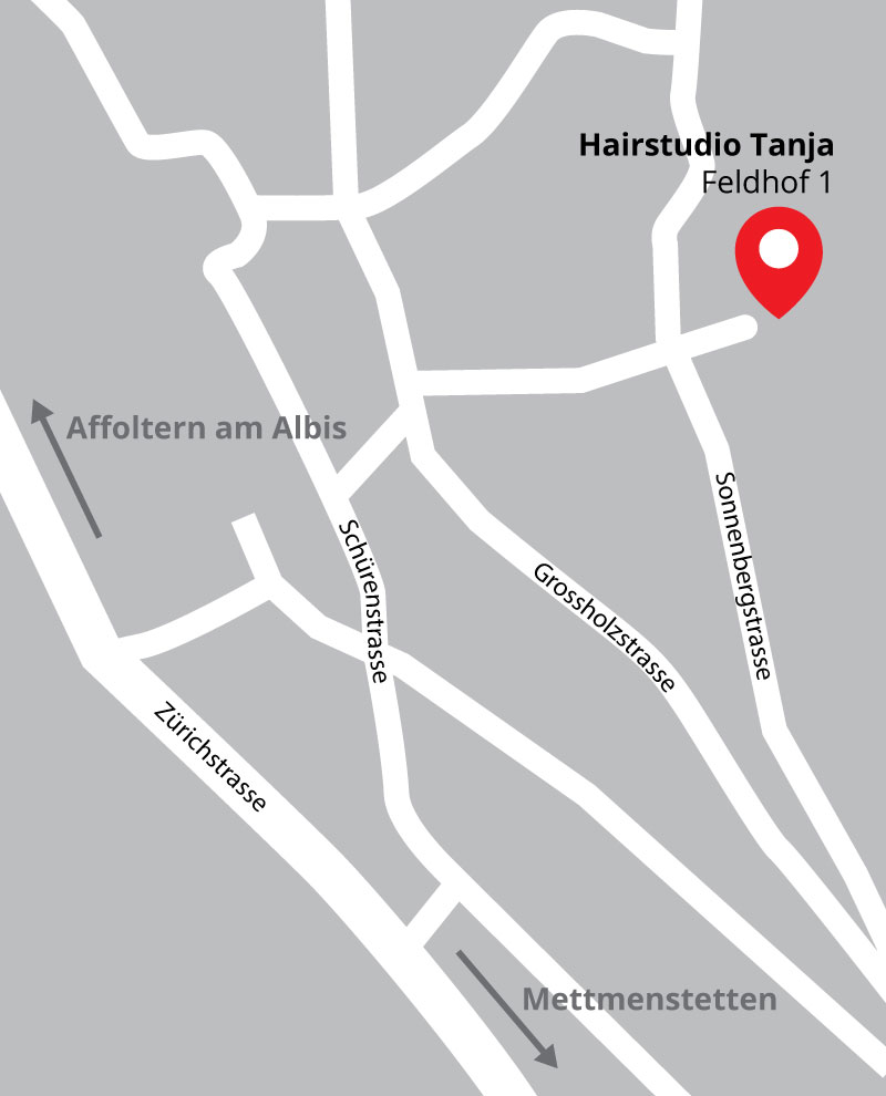 Karte Hairstudio Tanja